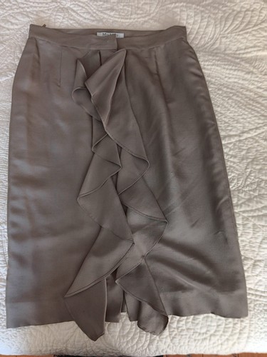 Max mara seidenrock - max, greige