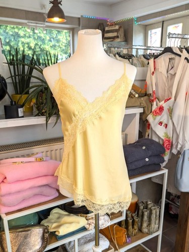 Top satin viskose asymmetrisch - top,