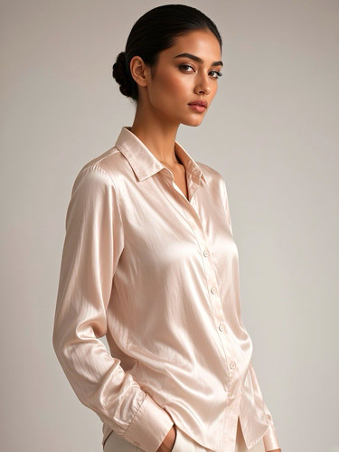 Damen bluse seide satin - h&m,