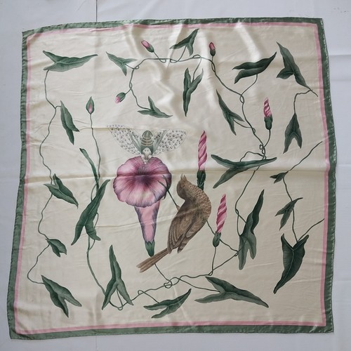 Vintage seidentuch silk - seidentuch.,